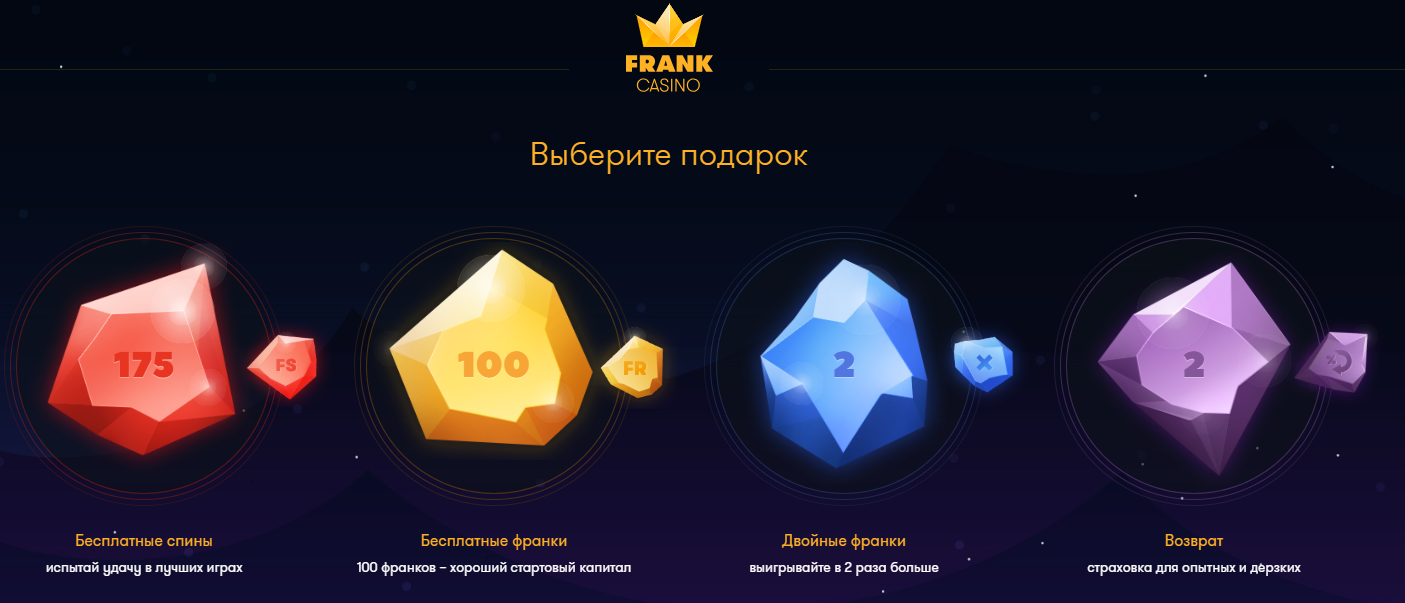 регистрация казино Франк
